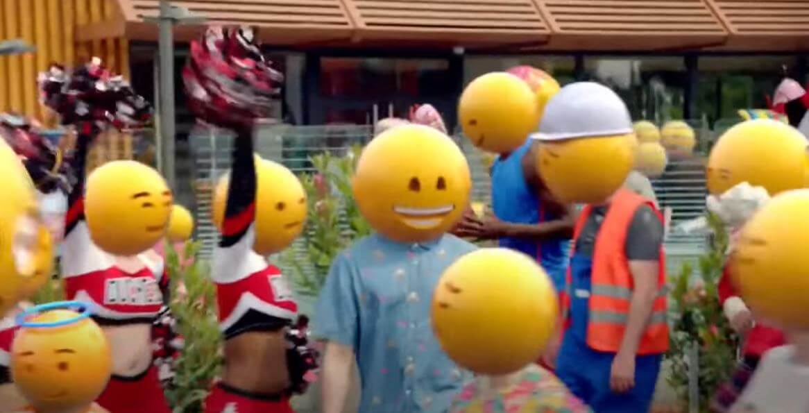 mcdonalds commercial with emojis.