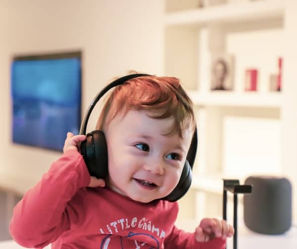 Kid with Headphones
